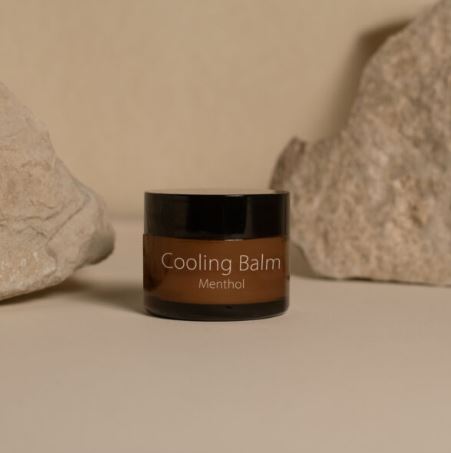 Cooling Balm Menthol, cooling menthol balm, recovery muscles, natural remedie, massage balm