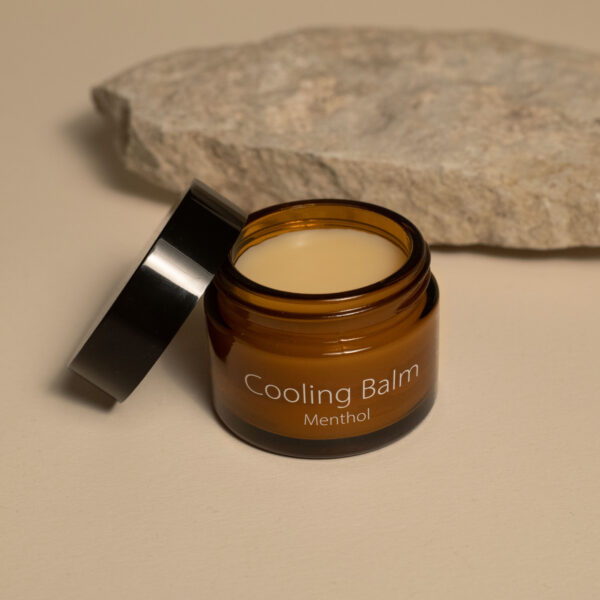 Cooling Balm Menthol, cooling menthol balm, recovery muscles, natural remedie, massage balm